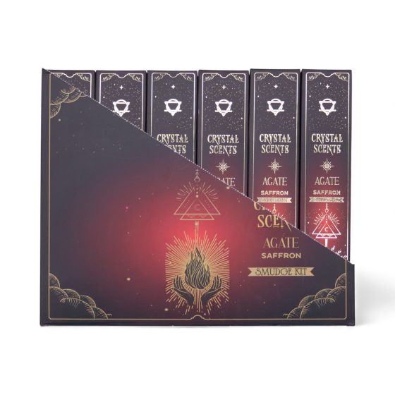 Crystal Scents Røgelsespinde – Rød Agat Safran - Billede 4