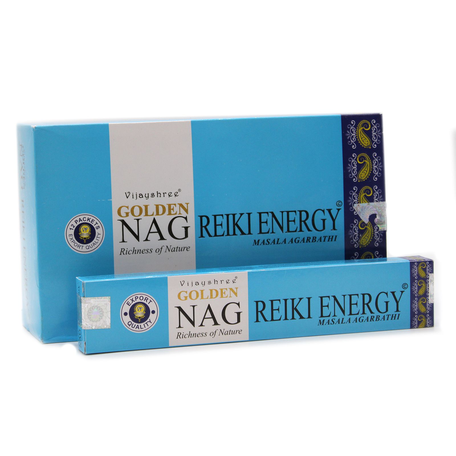 Golden Nag Røgelsespinde – Reiki Energi
