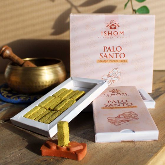 Ishom Harpiksklodser Med Brænder – Palo Santo - Billede 2