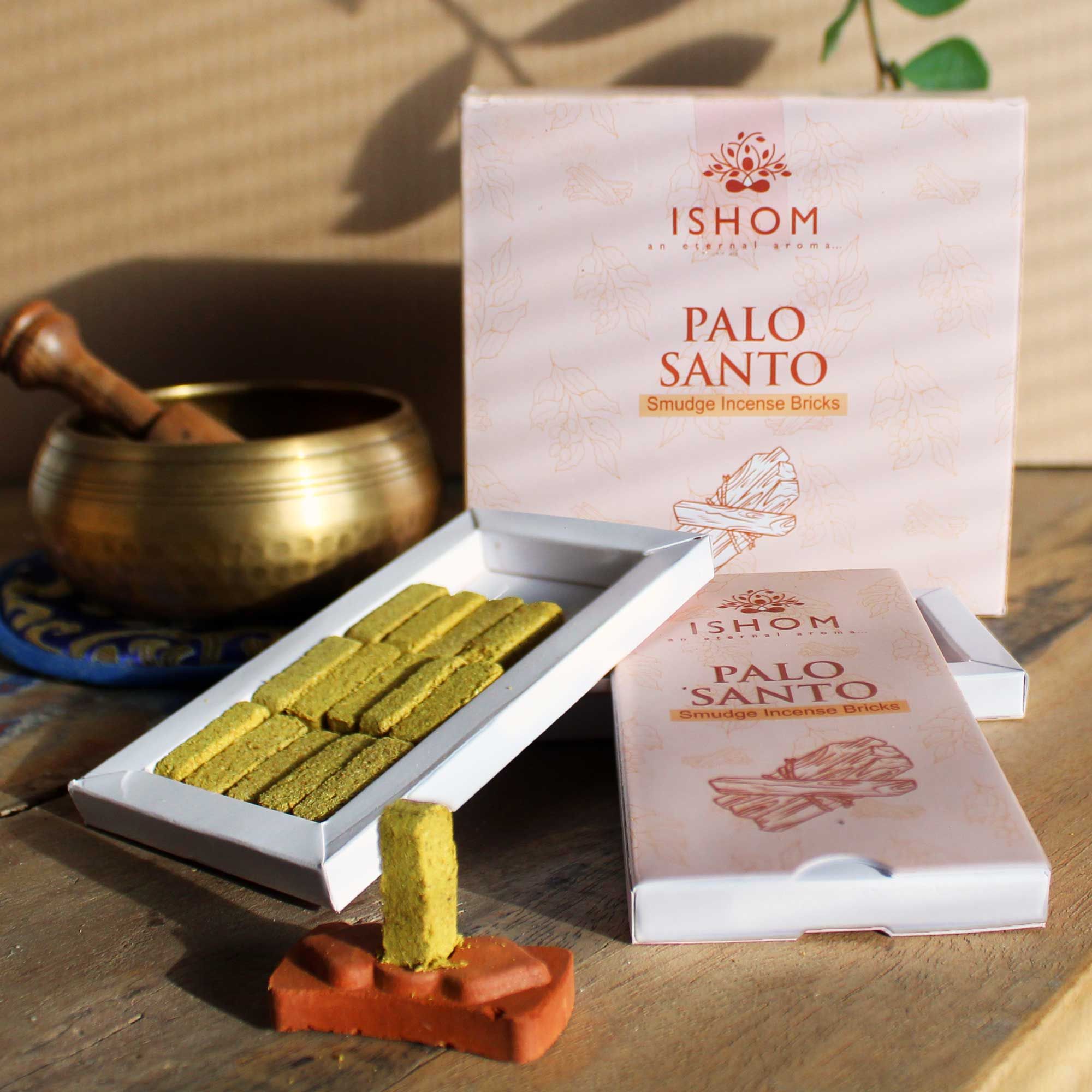 Ishom Harpiksklodser Med Brænder – Palo Santo