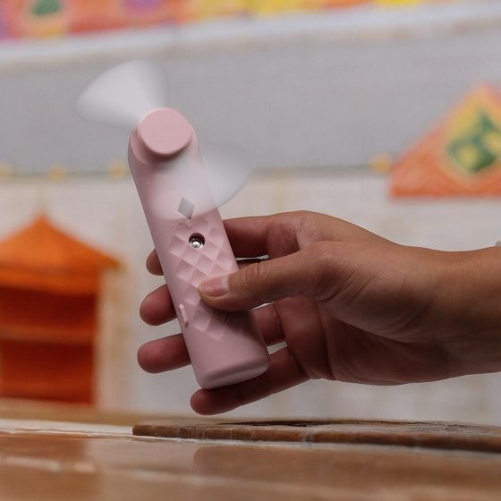 Ancient Wisdom Nano Mist Ansigtsventilator – Pink - Billede 2