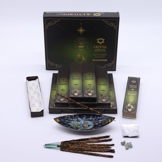Crystal Scents Røgelsespinde – Aventurin Chokolade - Billede 3