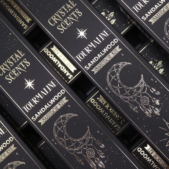 Crystal Scents Røgelsespinde – Turmalin Sandeltræ - Billede 5