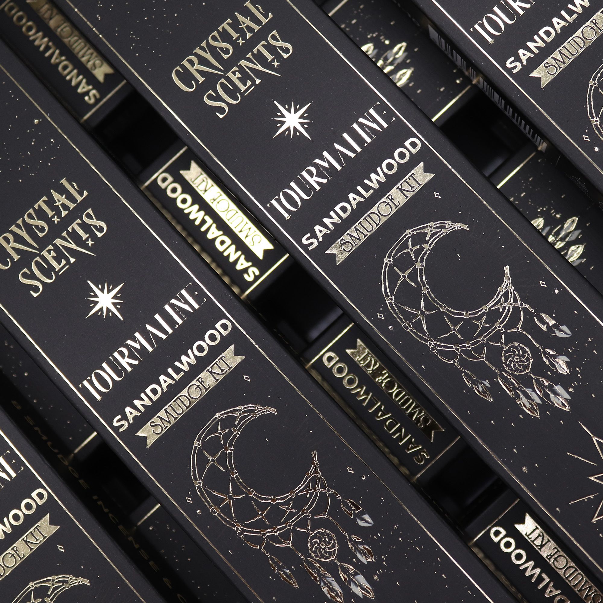 Crystal Scents Røgelsespinde – Turmalin Sandeltræ