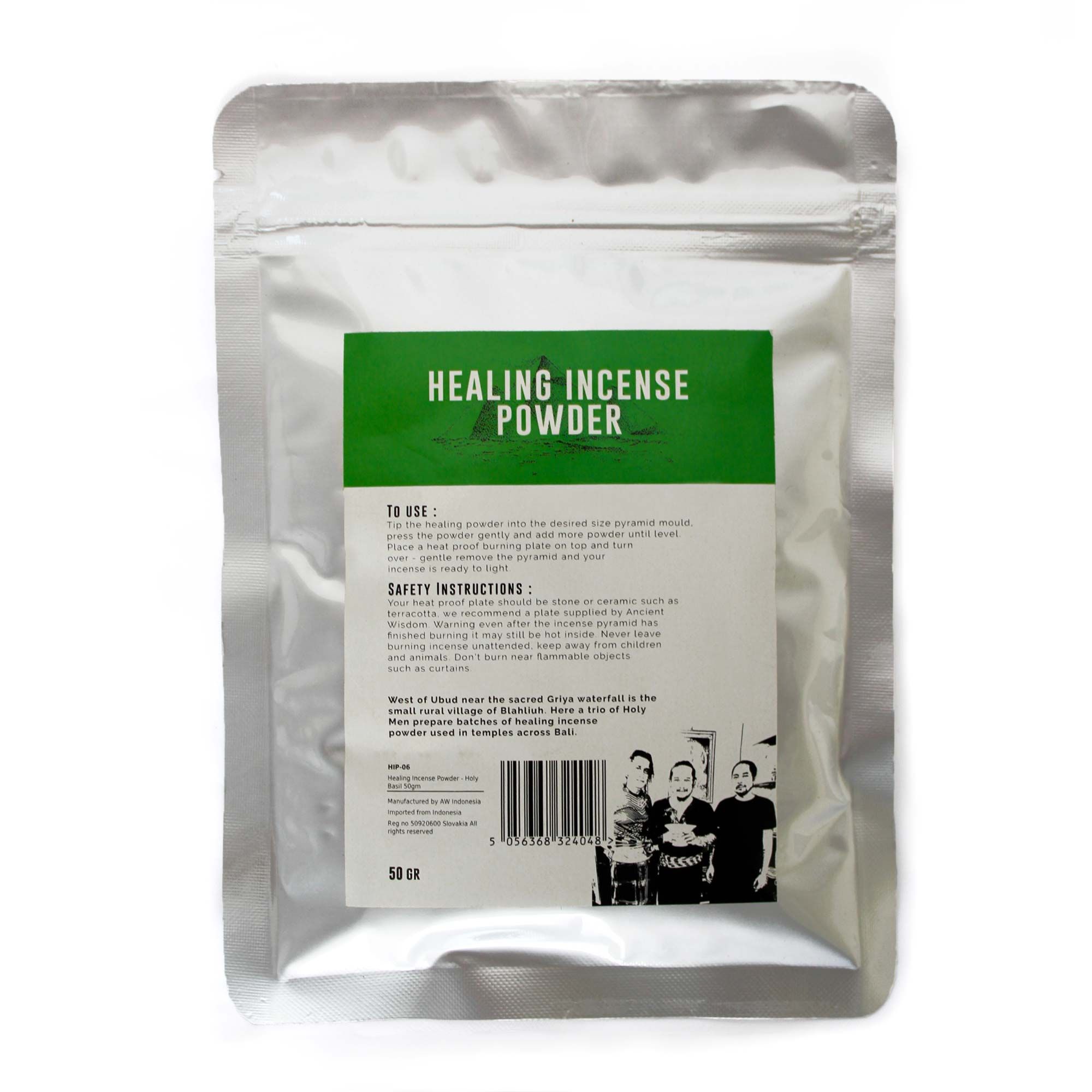 Ancient Wisdom Helende Røgelsespulver 50 G – Hellig Basilikum