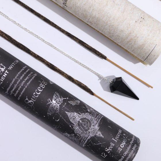 Ancient Witch Røgelsespinde – Succes Sort Obsidian - Billede 4