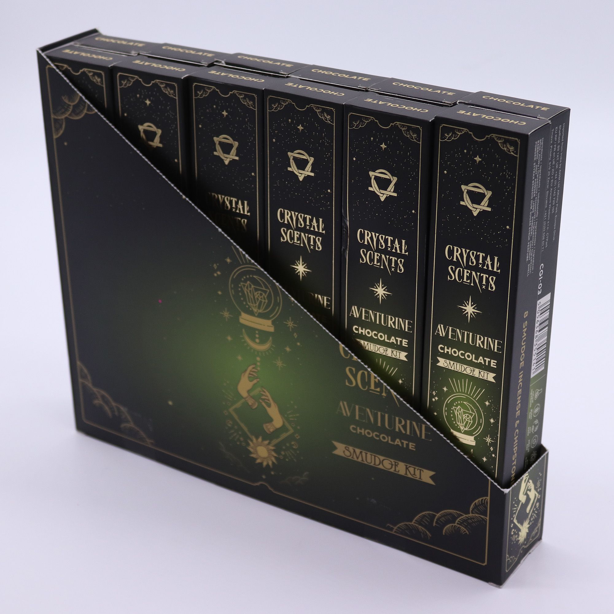 Crystal Scents Røgelsespinde – Aventurin Chokolade