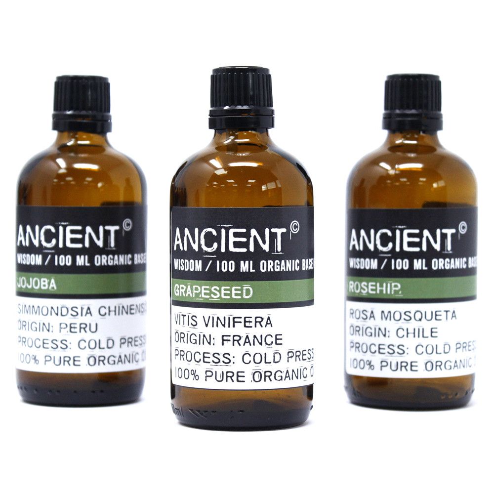 Ancient Wisdom Økologisk Baseolie – Grapeseed 100 Ml