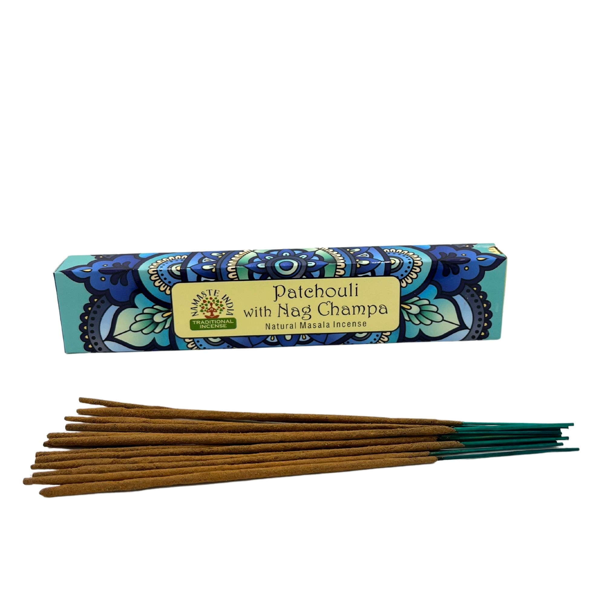 Namaste India Røgelsespinde – Patchouli Med Nag Champa