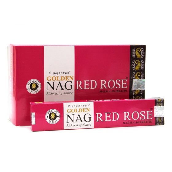Golden Nag Røgelsespinde – Rød Rose