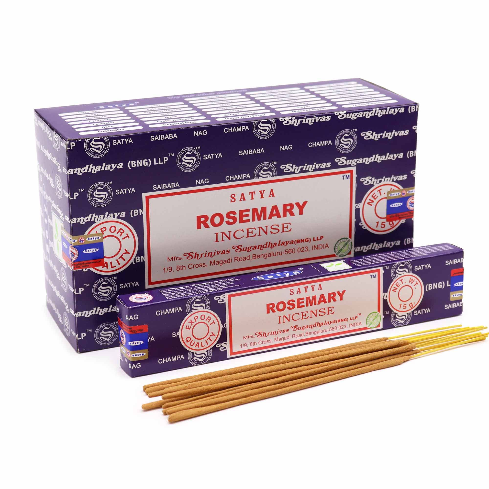 Satya Røgelsespinde – Rosmarin