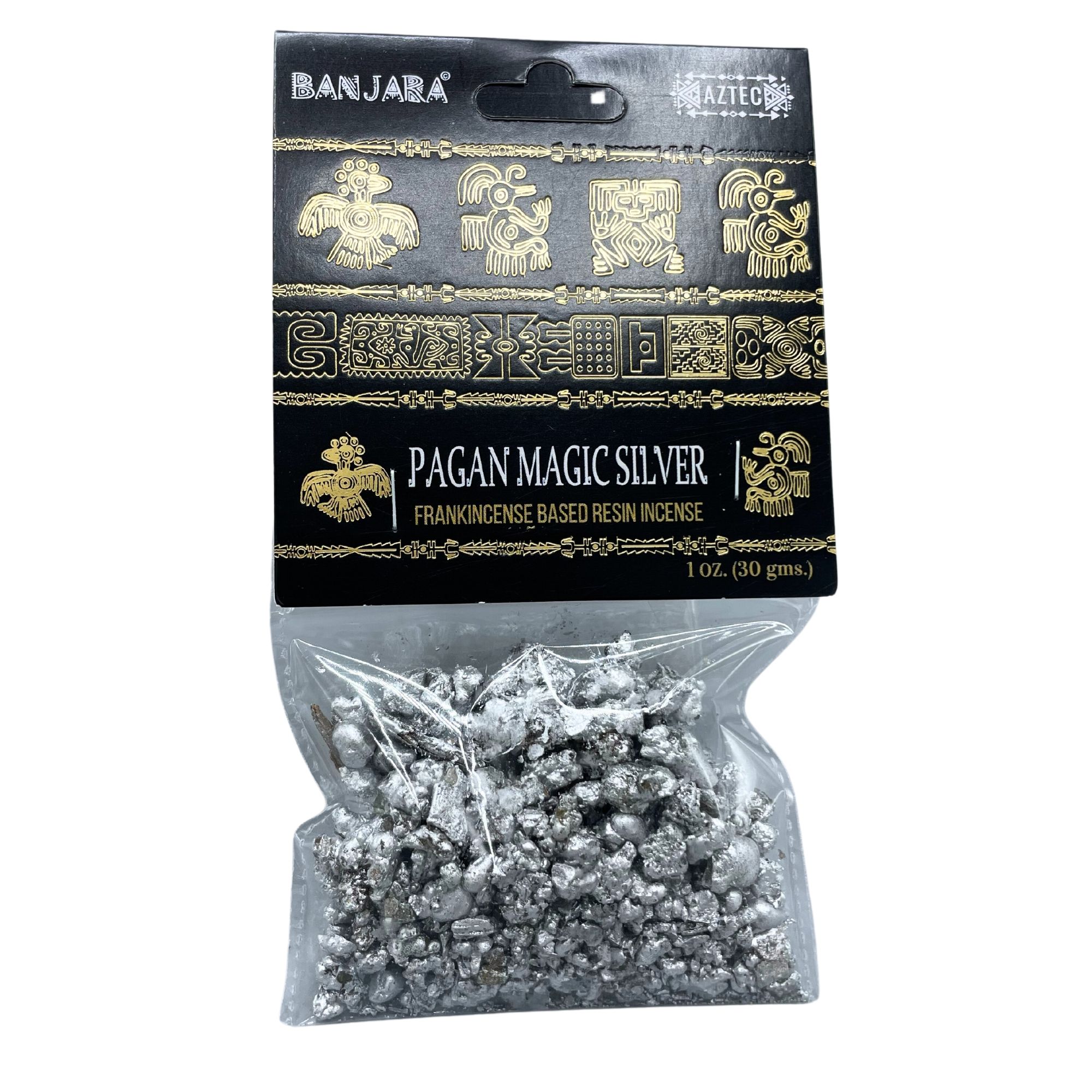 Banjara Træharpiksrøgelse 30 G – Pagan Magic Sølv