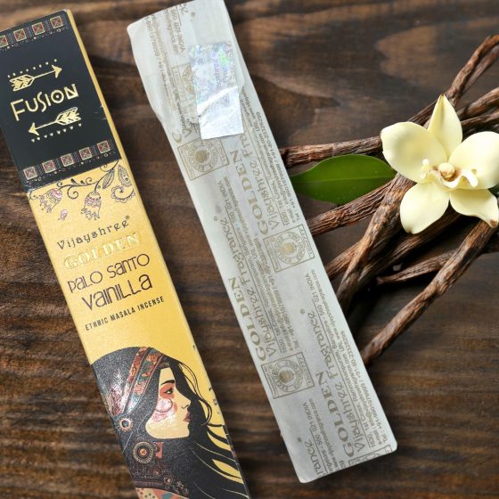 Golden Palo Santo Røgelsespinde – Vanilje - Billede 3
