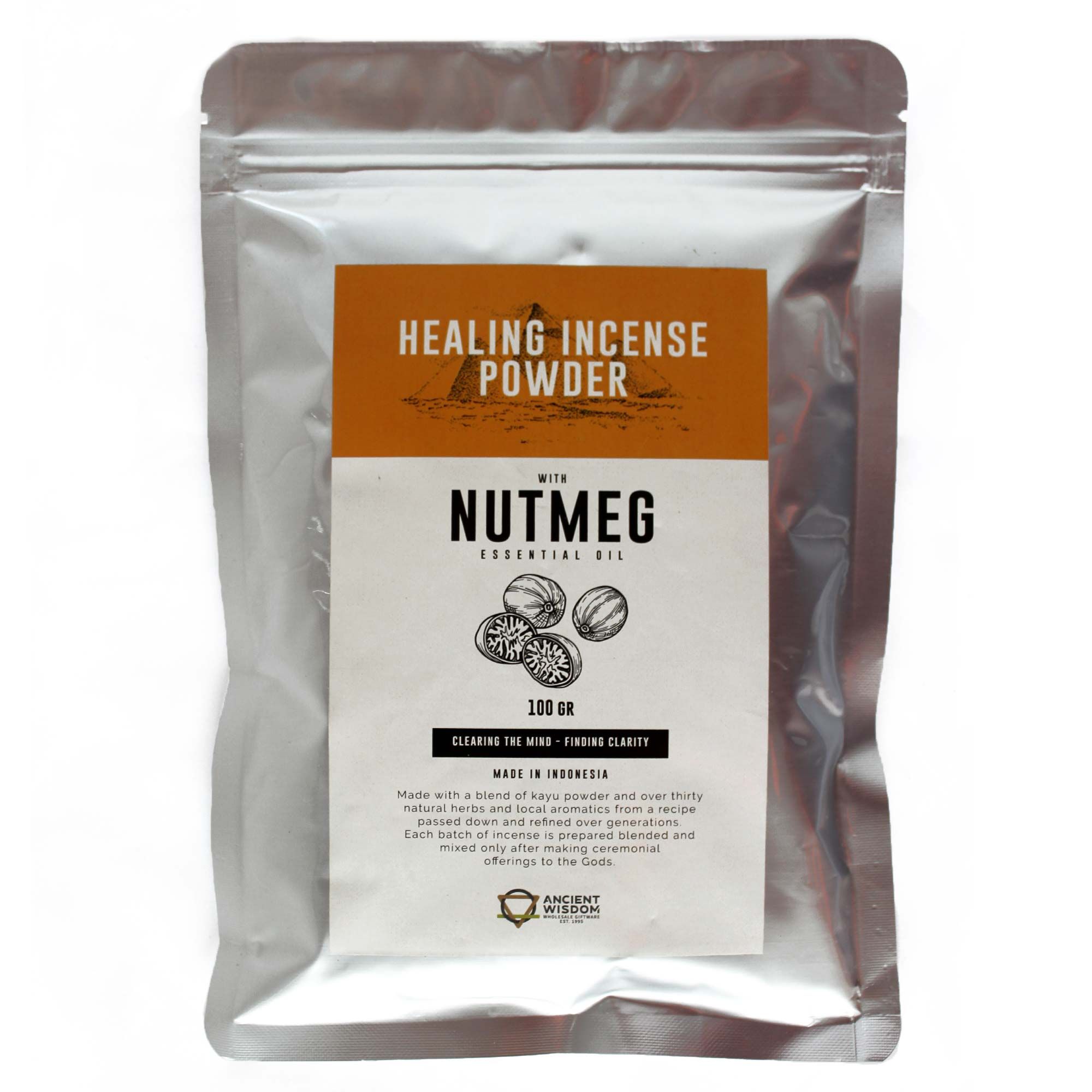 Ancient Wisdom Helende Røgelsespulver 100 G – Muskatnød