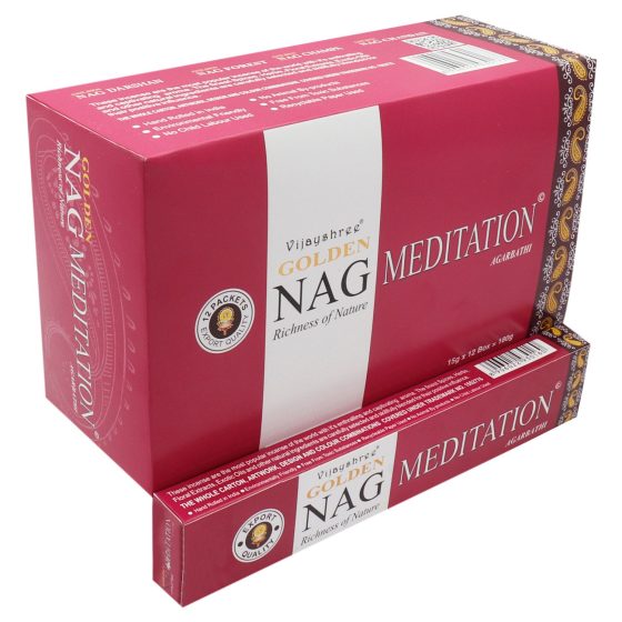 Golden Nag Røgelsespinde – Meditation - Billede 2