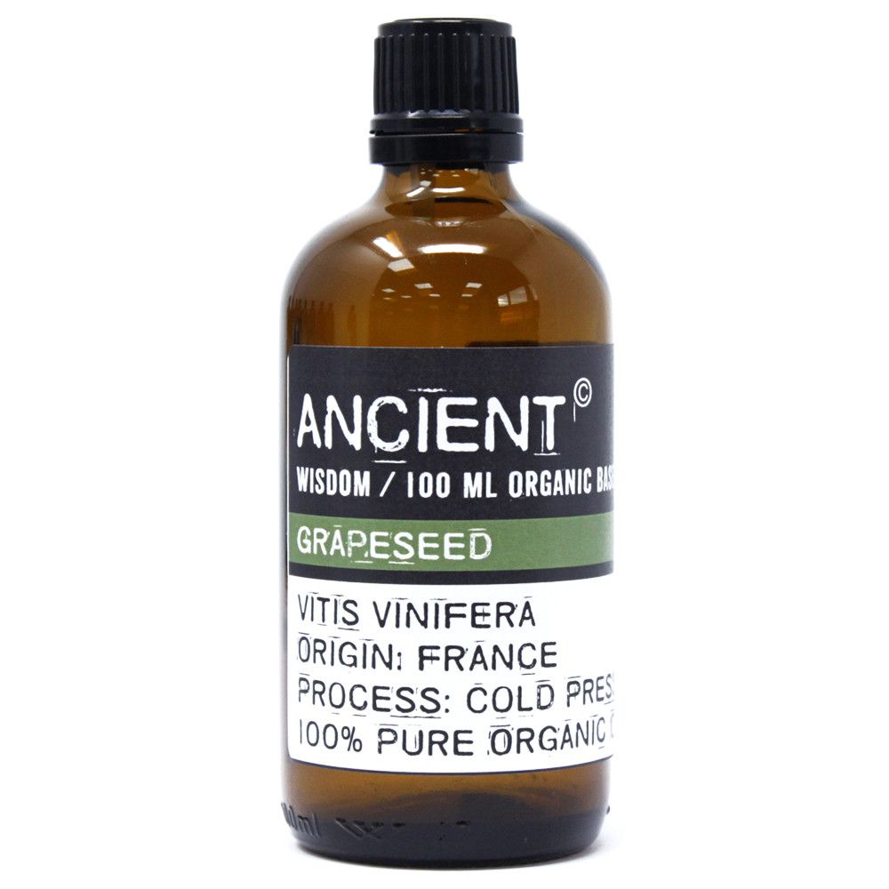 Ancient Wisdom Økologisk Baseolie – Grapeseed 100 Ml