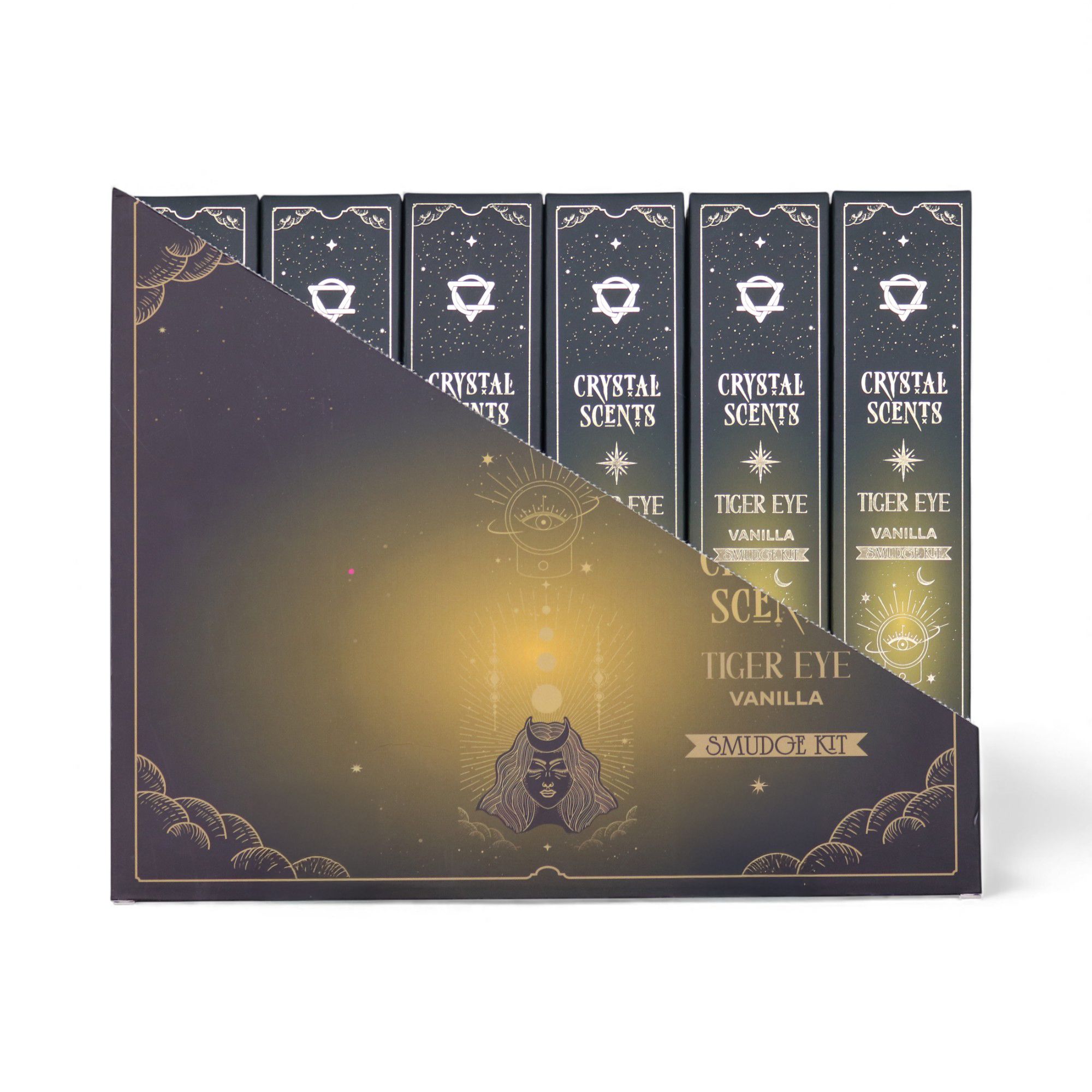 Crystal Scents Røgelsespinde – Tigerøje Vanilje
