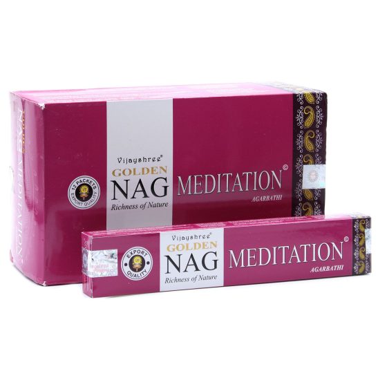 Golden Nag Røgelsespinde – Meditation