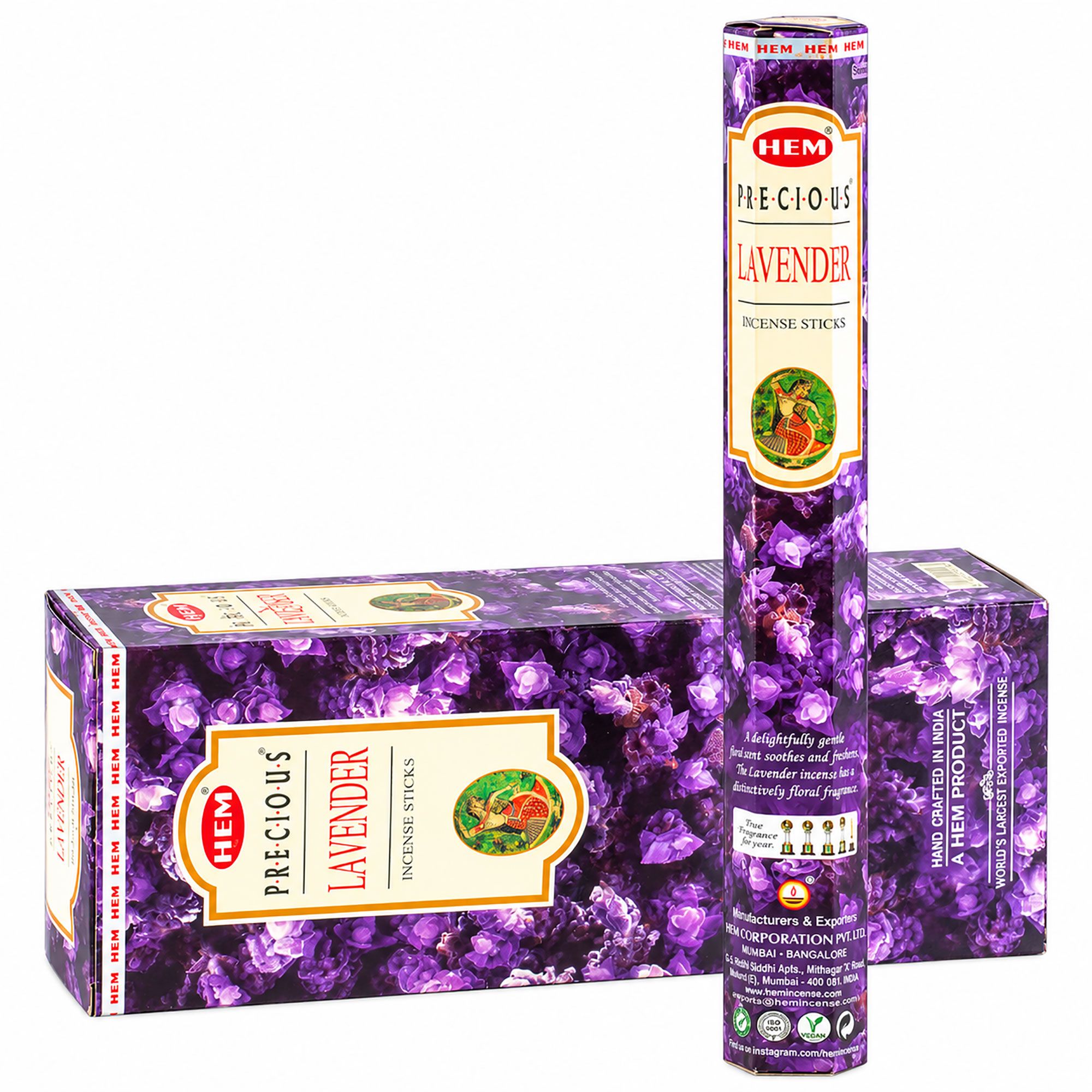 HEM Røgelsespinde – Precious Lavendel