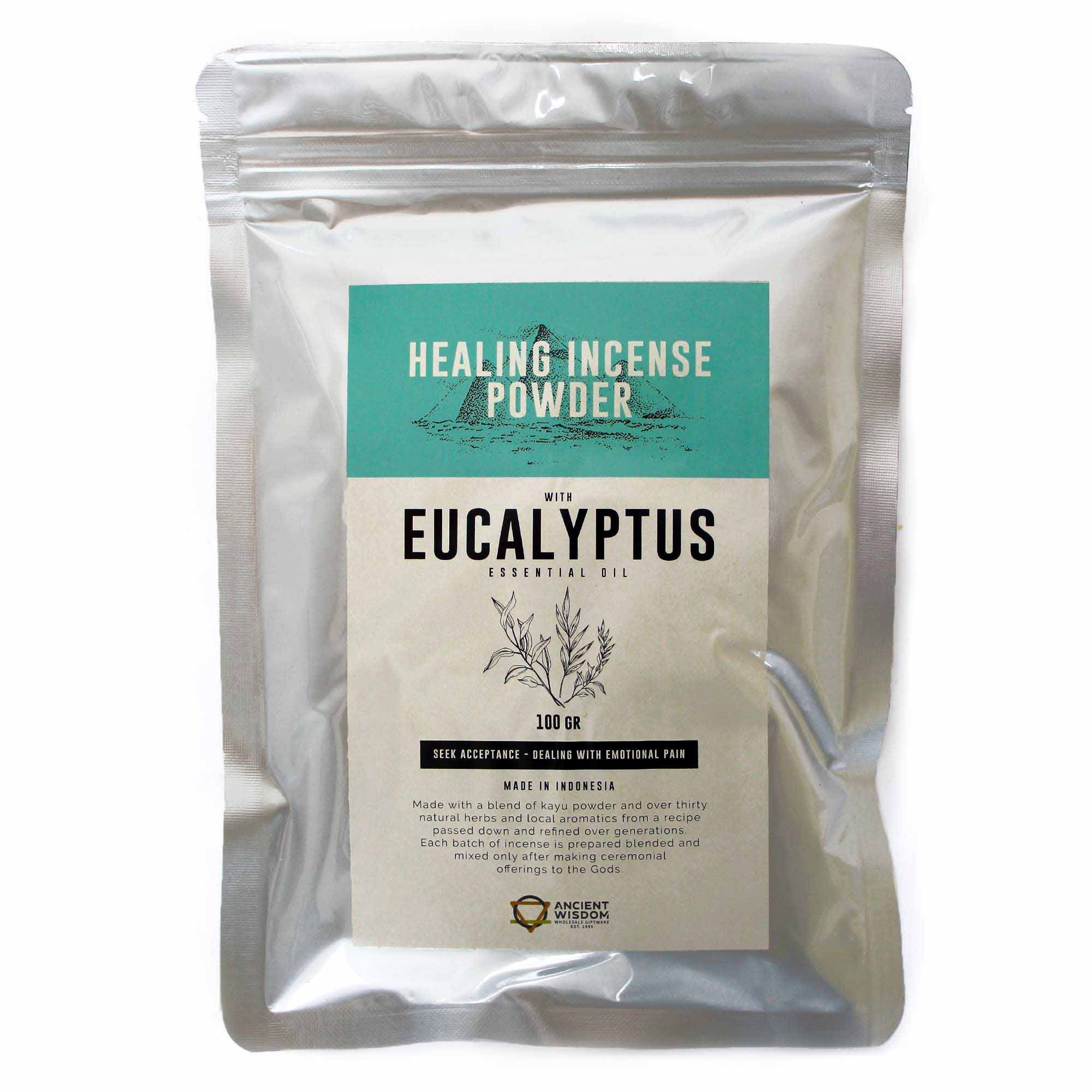 Ancient Wisdom Helende Røgelsespulver 100 G – Eukalyptus