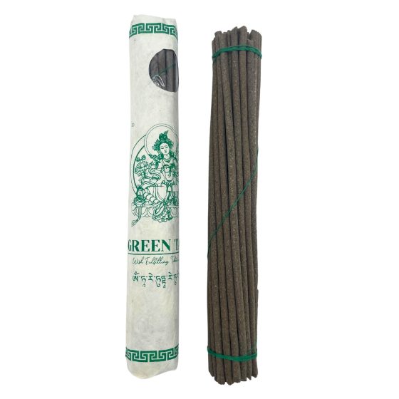 Premium Tibetan Røgelsespinde – Green Tara