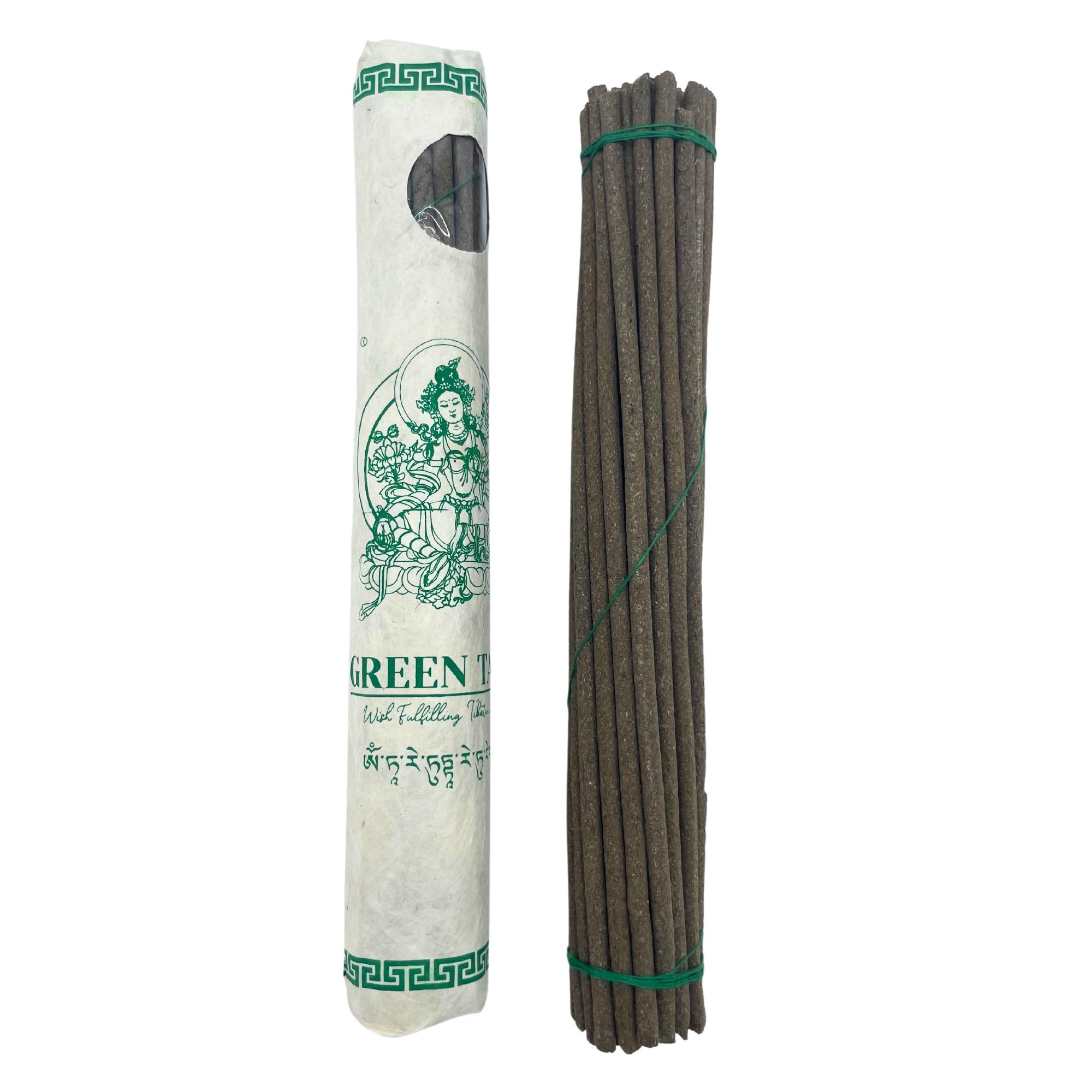Premium Tibetan Røgelsespinde – Green Tara