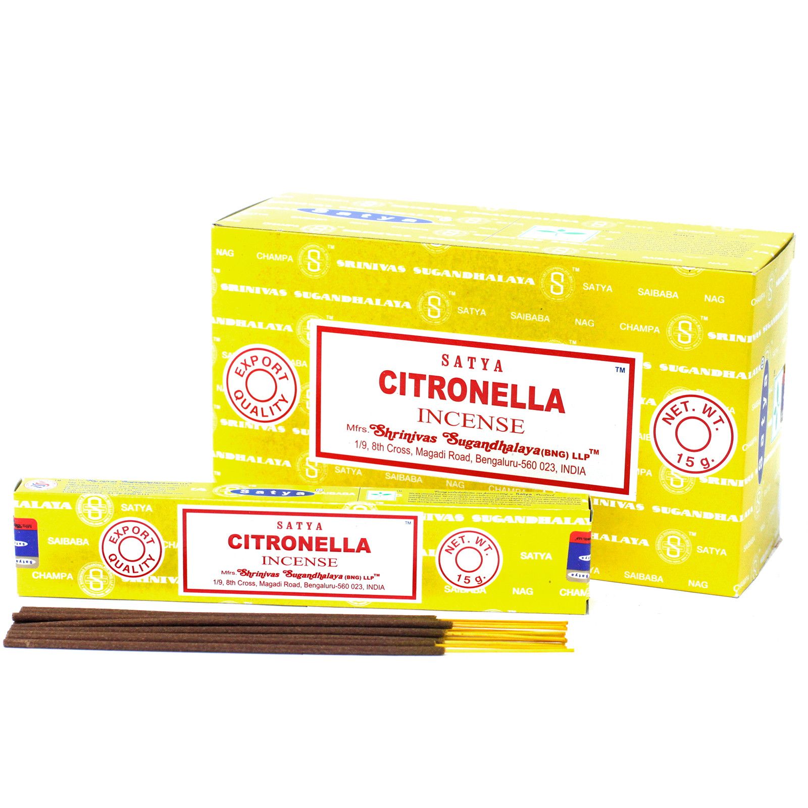 Satya Røgelsespinde – Citronella