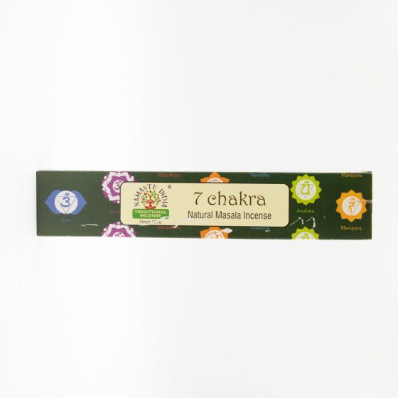 Namaste India Røgelsespinde – 7 Chakra - Billede 2