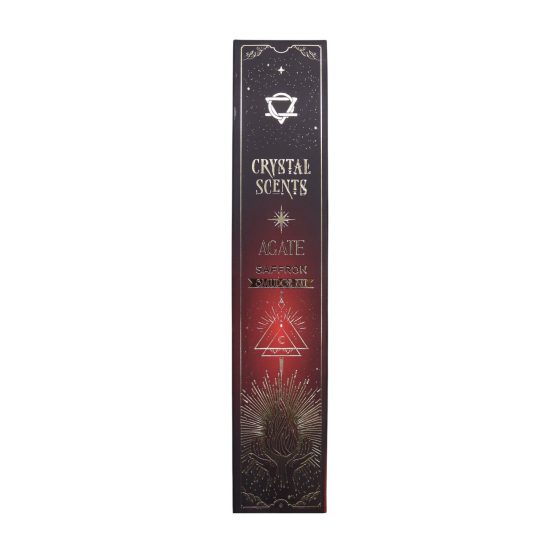 Crystal Scents Røgelsespinde – Rød Agat Safran
