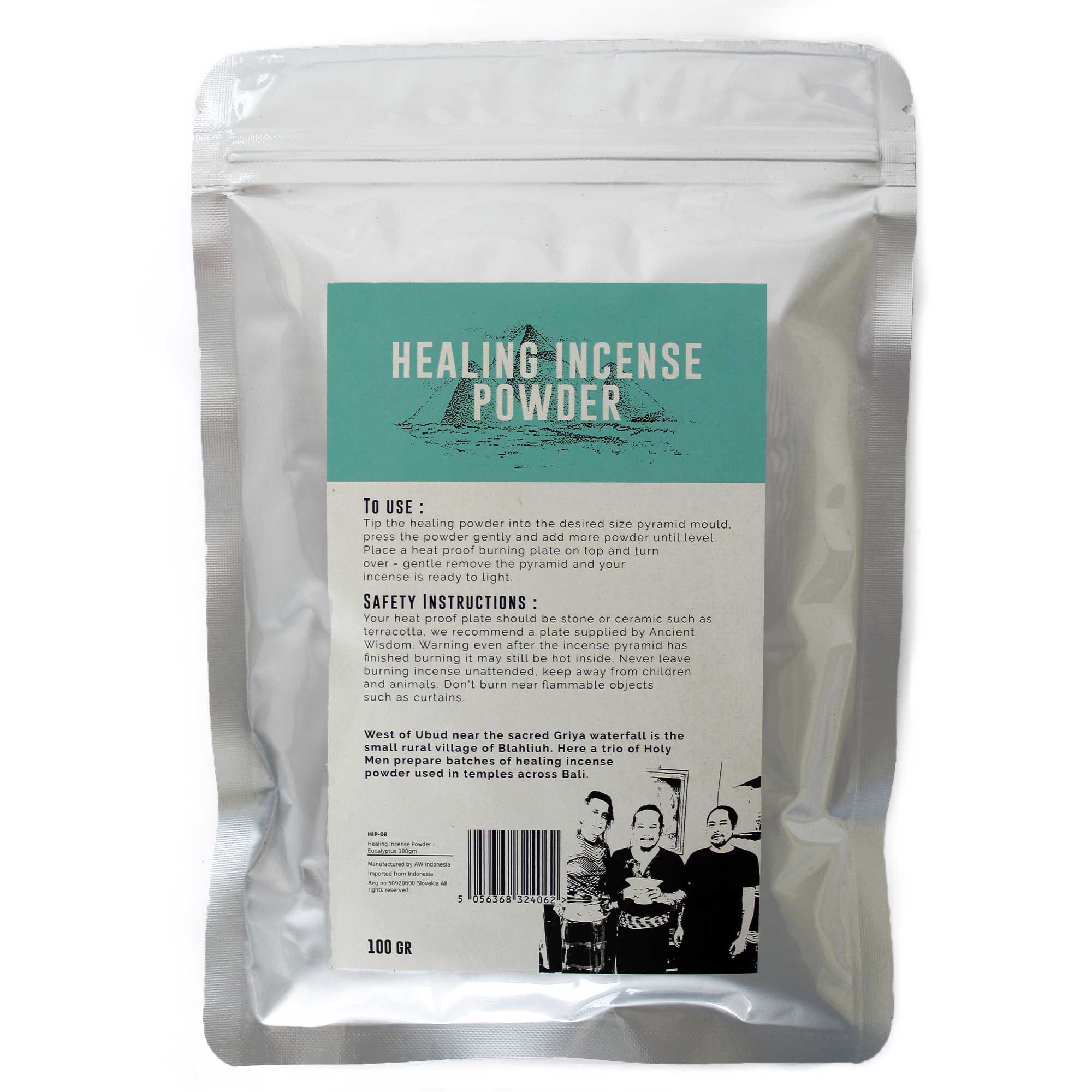 Ancient Wisdom Helende Røgelsespulver 100 G – Eukalyptus
