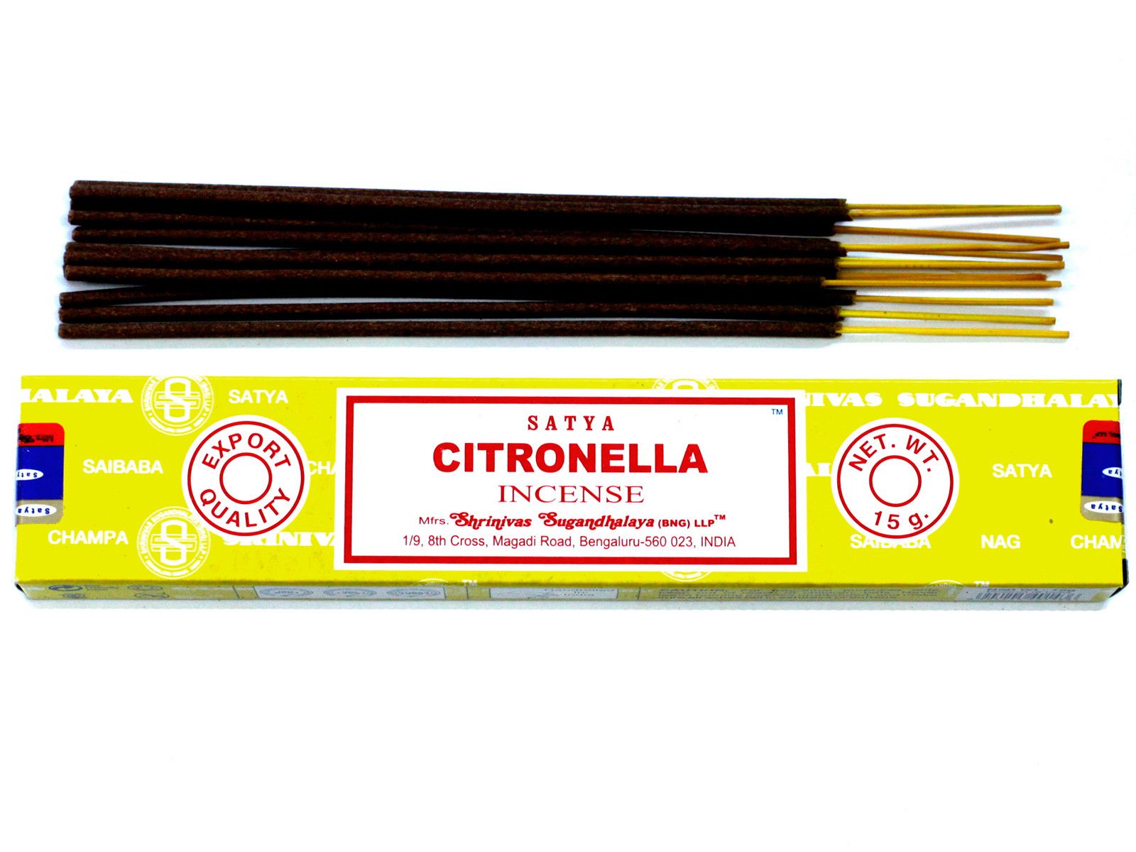Satya Røgelsespinde – Citronella