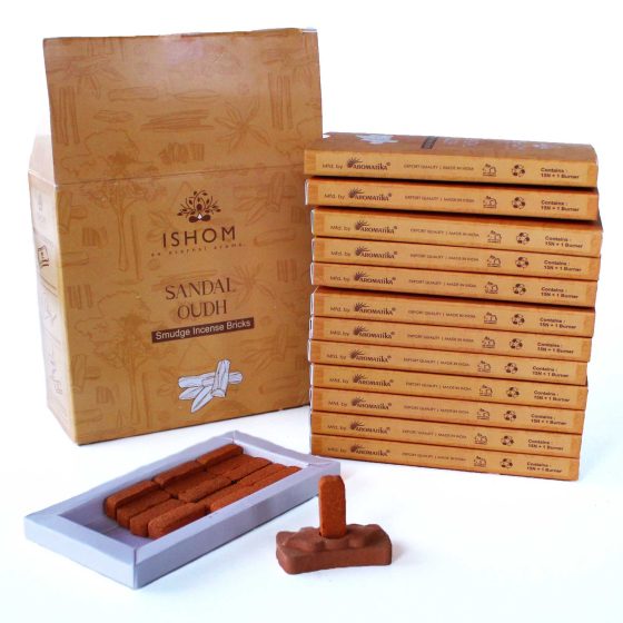 Ishom Harpiksklodser Med Brænder – Sandal Oudh