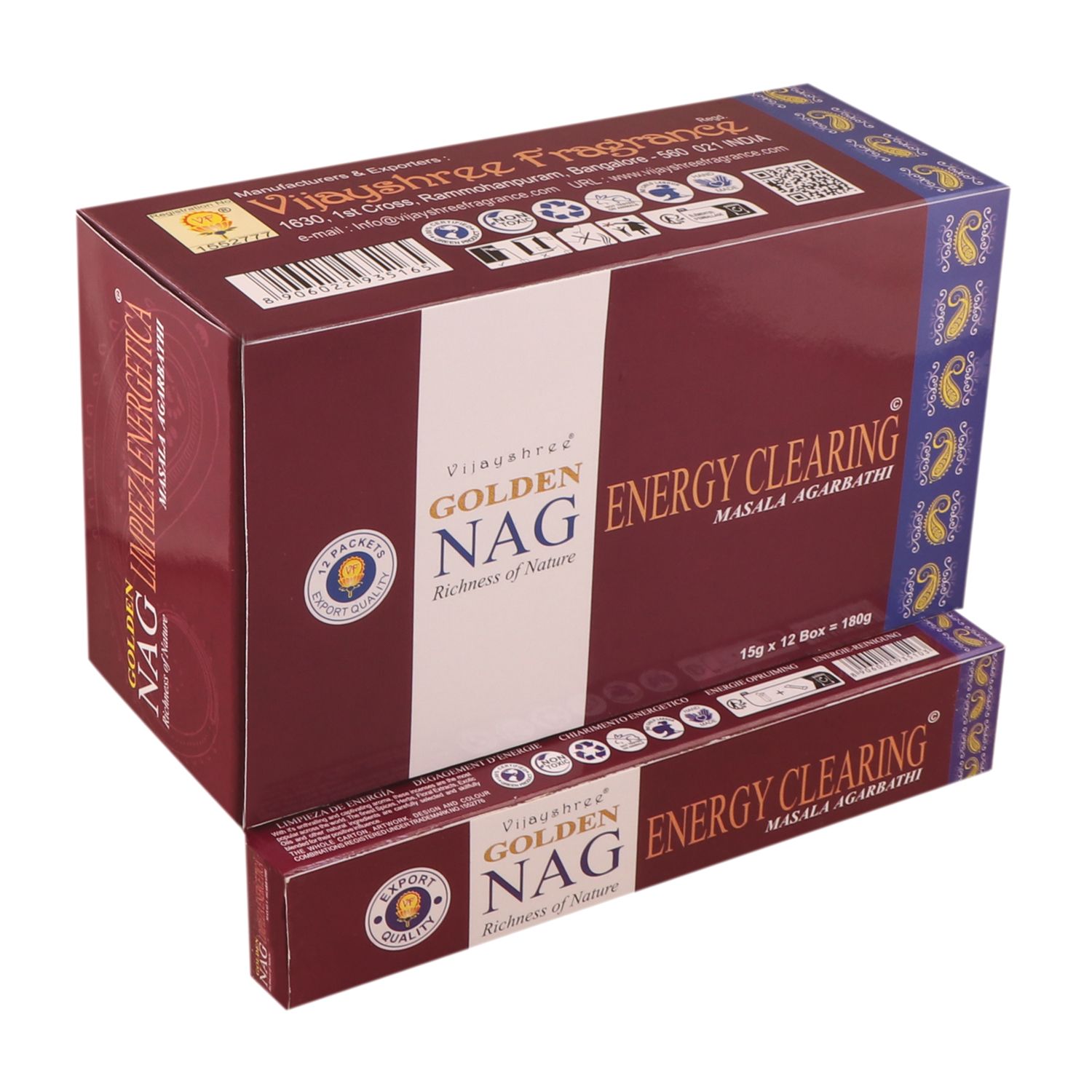 Golden Nag Røgelsespinde – Energirensning
