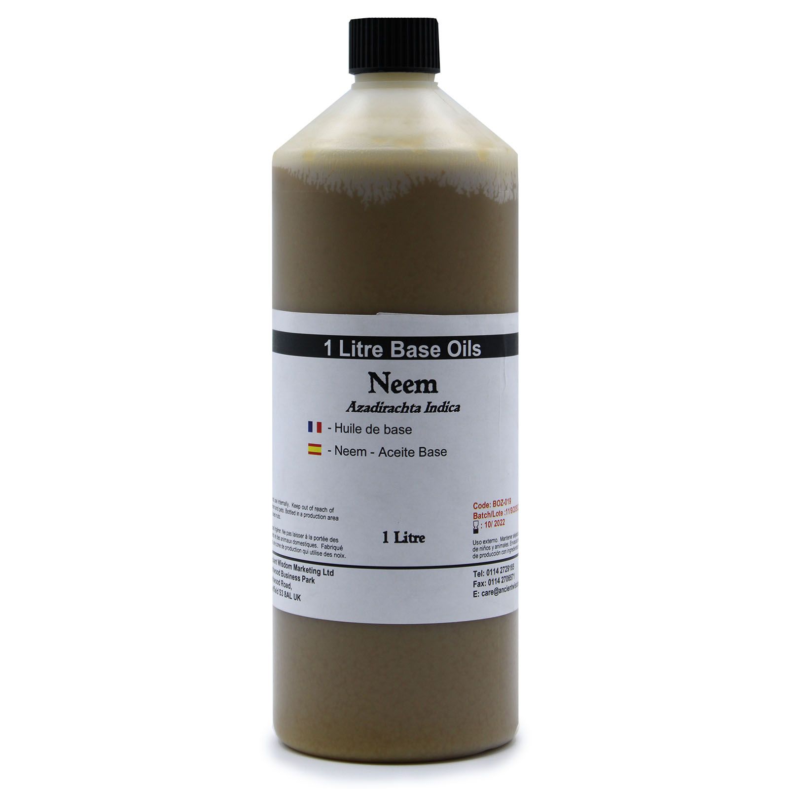 Ancient Wisdom Baseolie – Neem 1 L