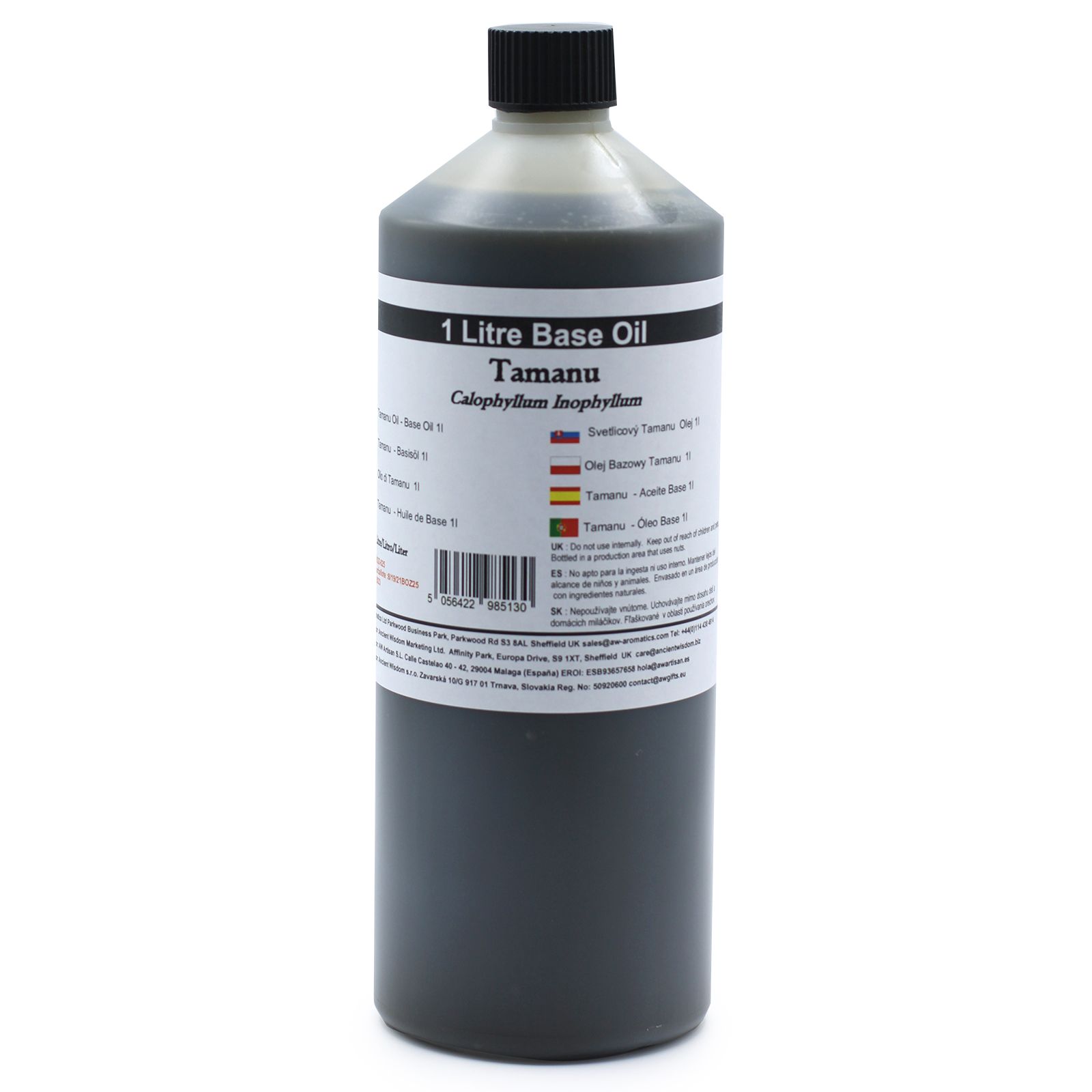 Ancient Wisdom Baseolie – Tamanu 1 L