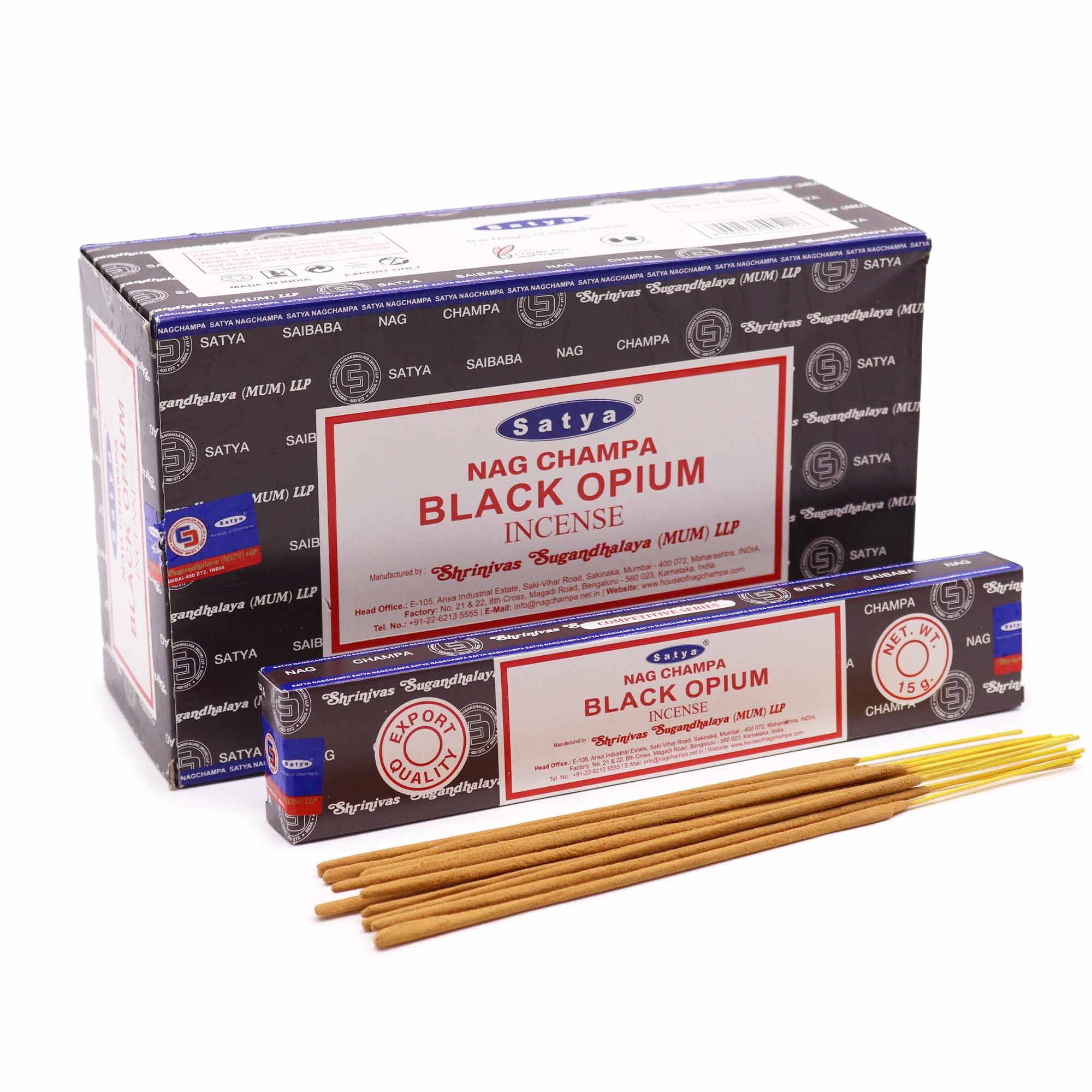 Satya Røgelsespinde – Black Opium