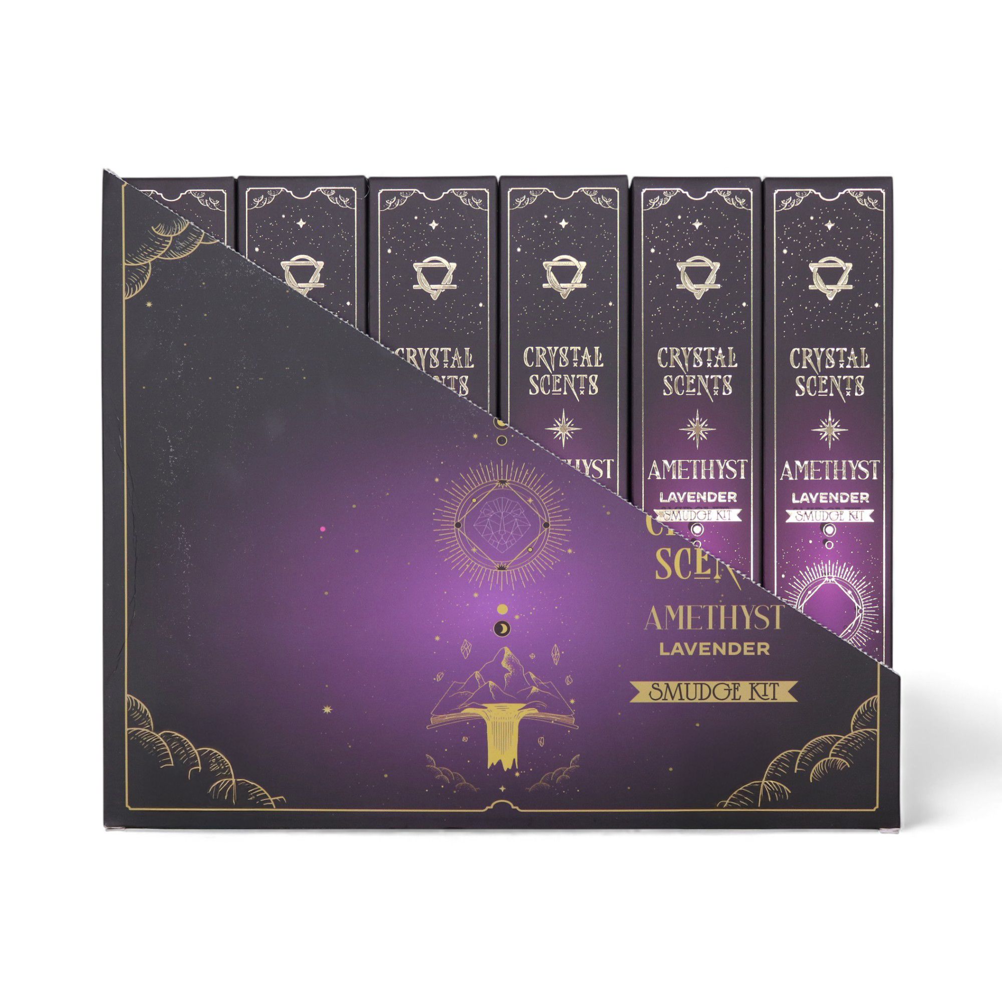 Crystal Scents Røgelsespinde – Ametyst Lavendel