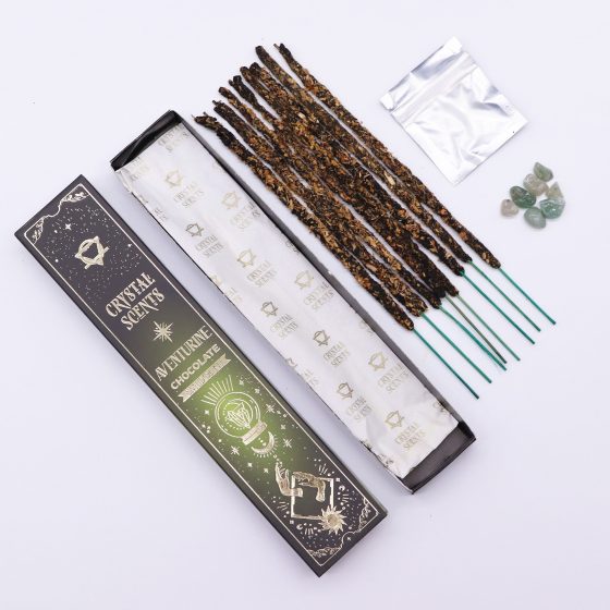 Crystal Scents Røgelsespinde – Aventurin Chokolade - Billede 2
