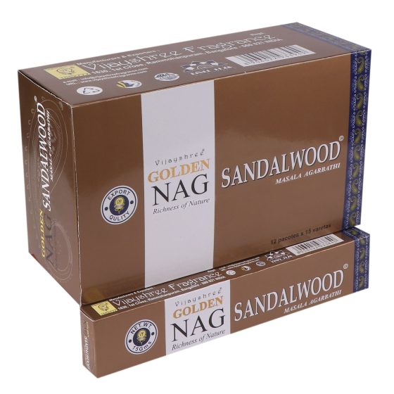 Golden Nag Røgelsespinde – Sandeltræ