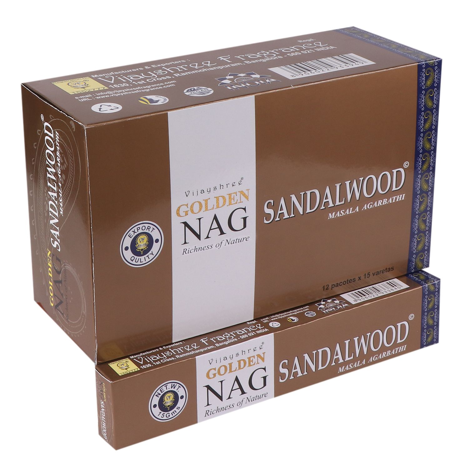 Golden Nag Røgelsespinde – Sandeltræ