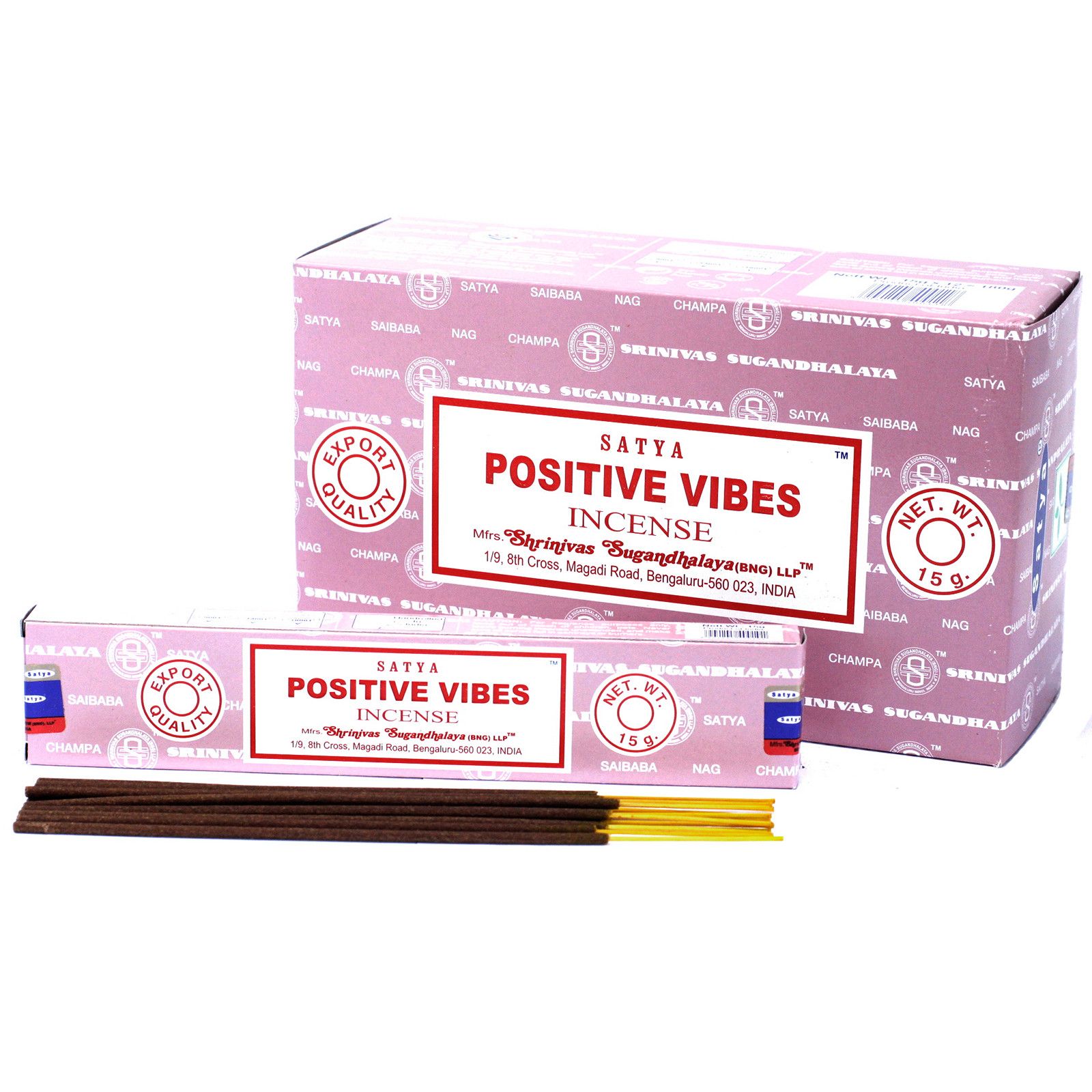 Satya Røgelsespinde – Positive Vibes