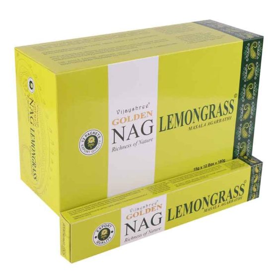Golden Nag Røgelsespinde – Citrongræs
