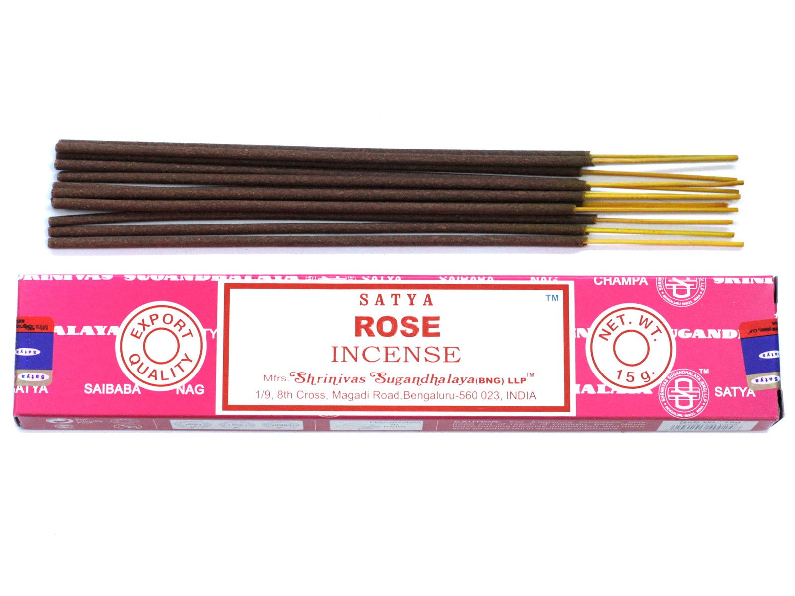 Satya Røgelsespinde – Rose