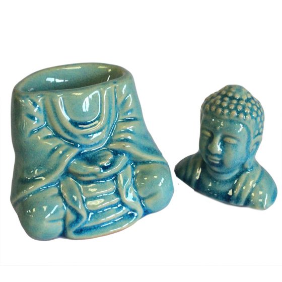 Ancient Wisdom Oliebrænder – Siddende Buddha Blå - Billede 5