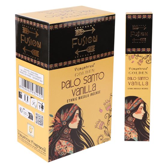 Golden Palo Santo Røgelsespinde – Vanilje - Billede 5