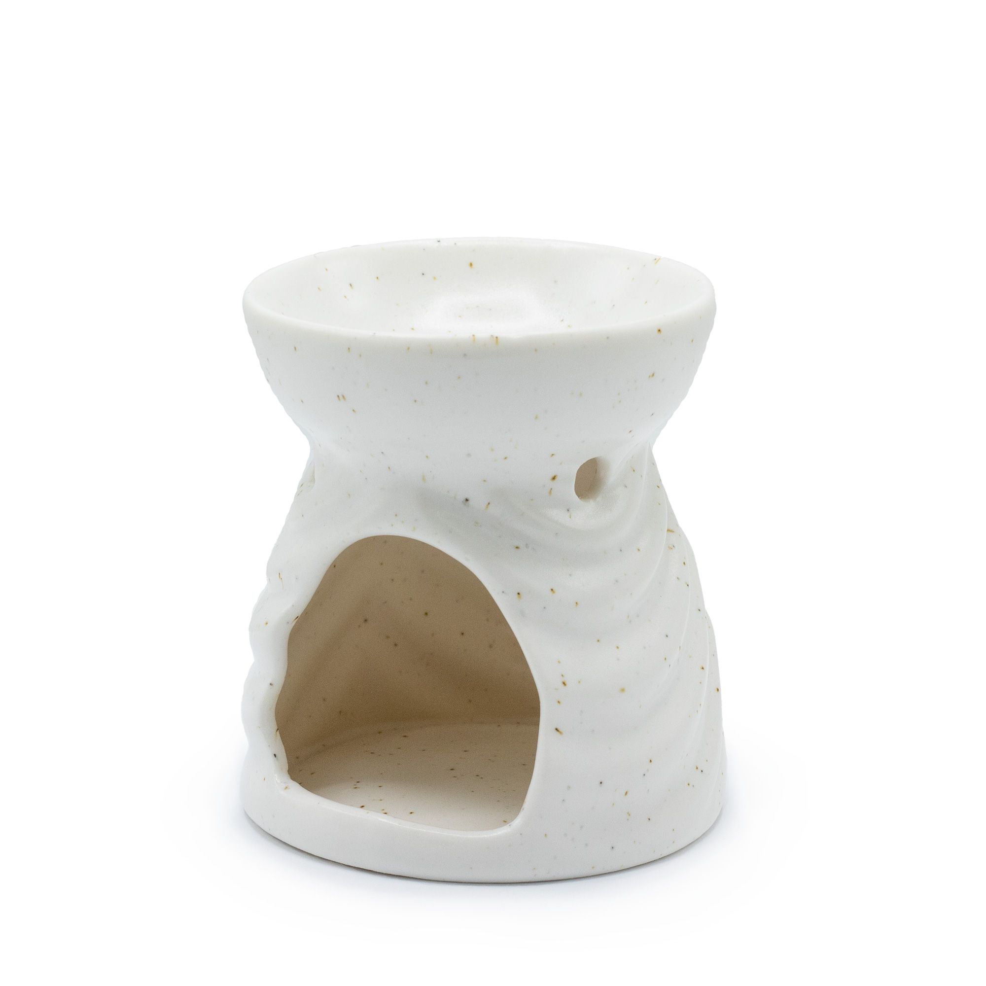 Ancient Wisdom Oliebrænder – Geometrisk Ivory