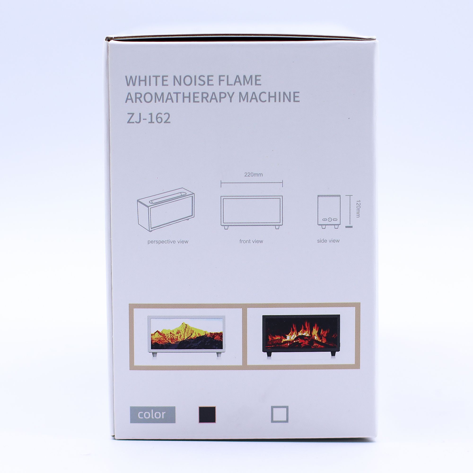 Ancient Wisdom Aromadiffuser – Flammeeffekt Med Fuglelyd Sort