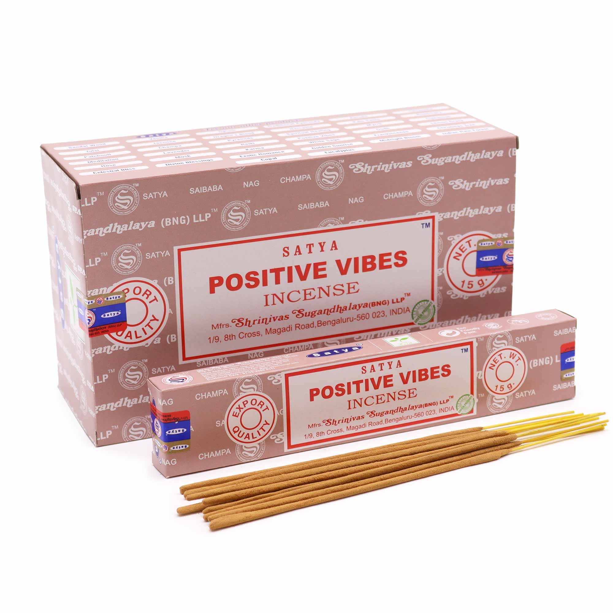 Satya Røgelsespinde – Positive Vibes