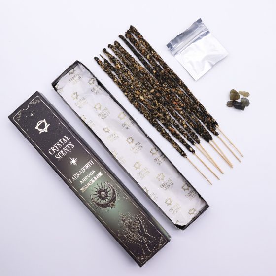 Crystal Scents Røgelsespinde – Labradorit Arruda - Billede 2