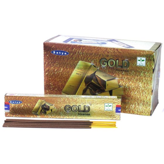 Satya Røgelsespinde – Guld - Billede 3